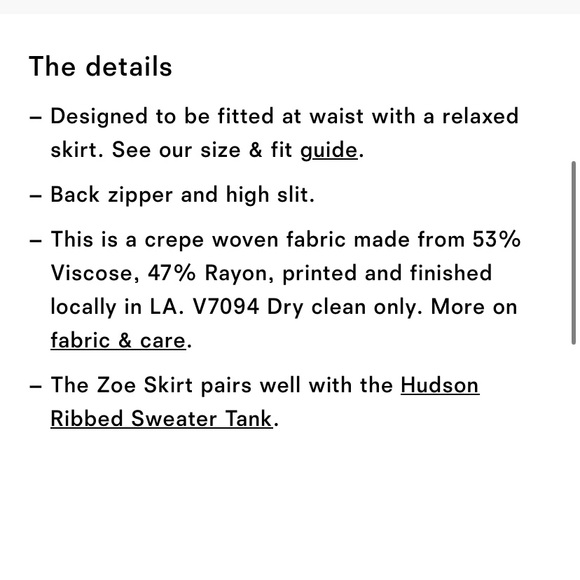 Reformation Midi Skirt NWT - Picture 4 of 6